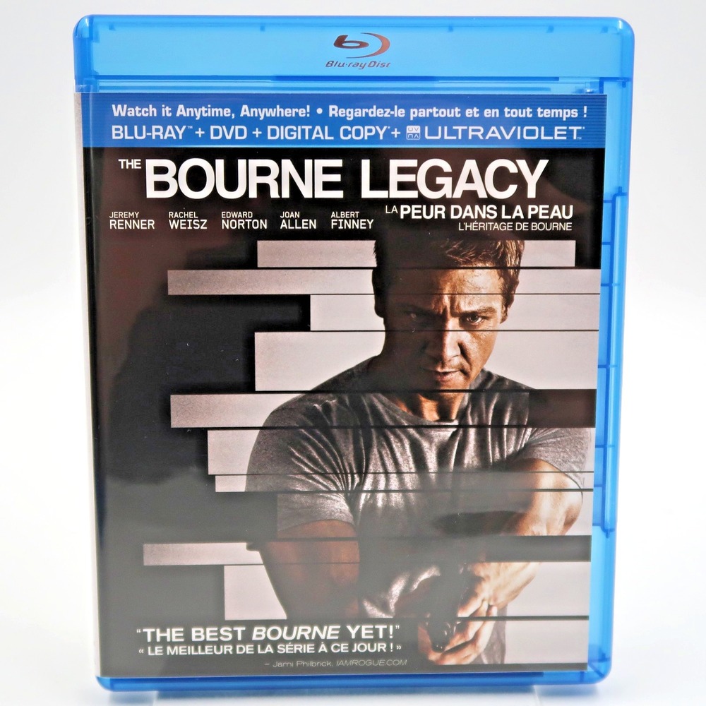 The Bourne Legacy Blu-ray DVD 2012 Universal Studio Action Movie PG Region A